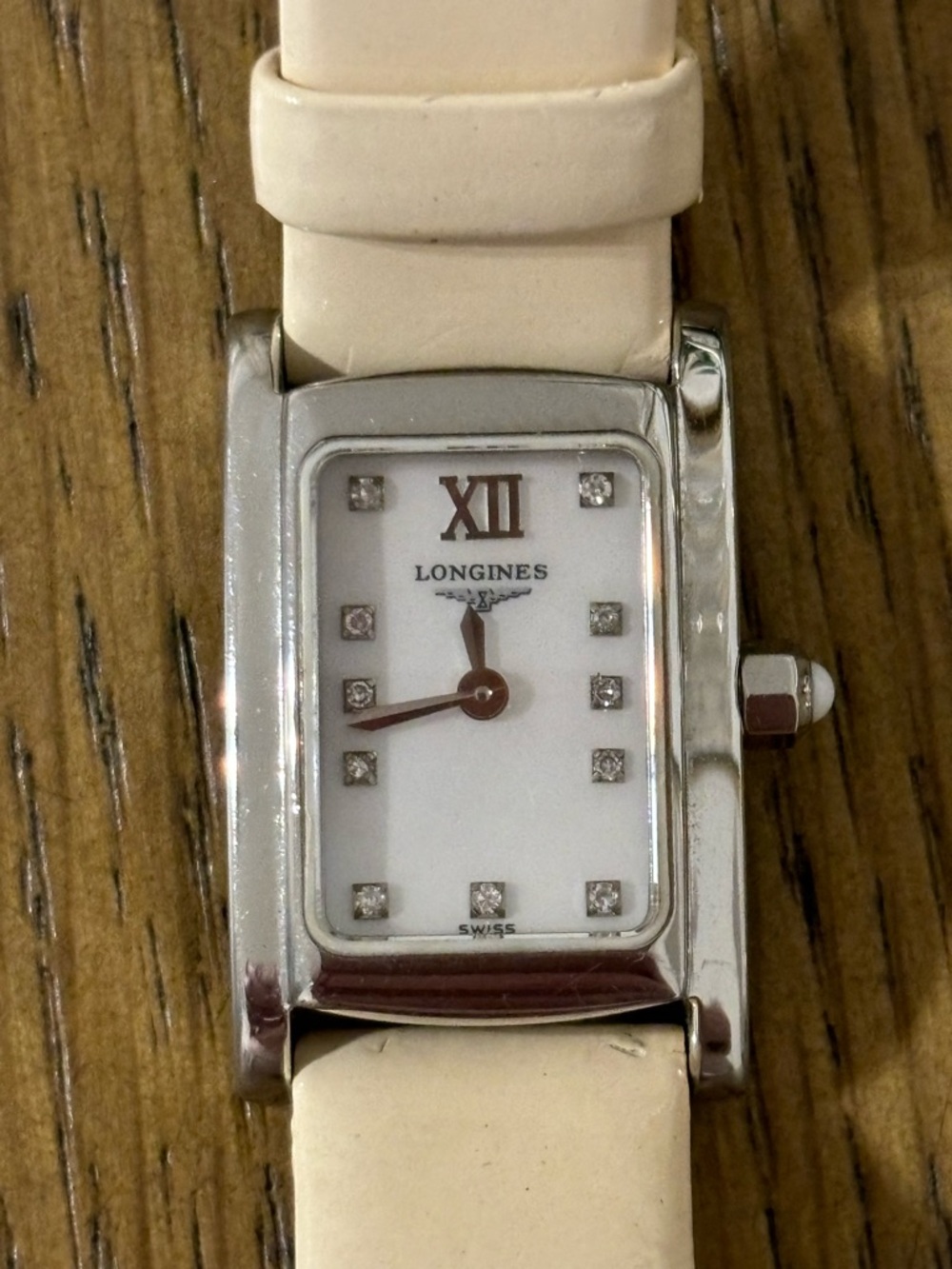 Longines Swiss Made Silver Women’s Watch with Diamonds